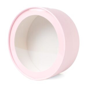Коробка круглая шляпная 21*7см, Розовый, шт