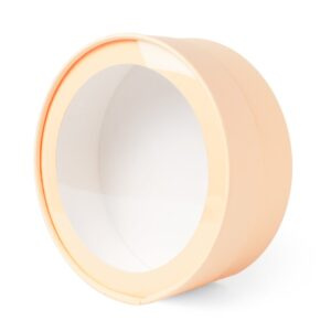 Коробка круглая шляпная 21*7см, Ванильный, шт