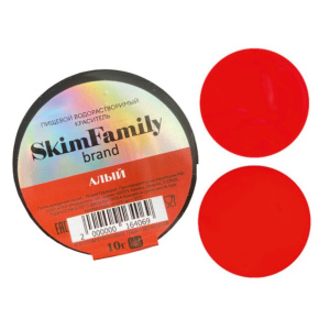 Краситель "Алый" SkimFamily,10 гр, сухой, водорастворимый для пищевых продуктов