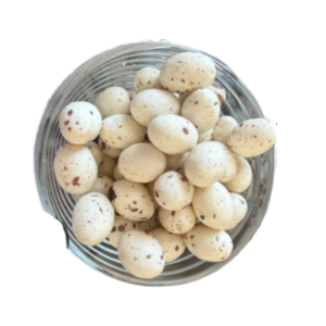 Драже "Яйца белые матовые в крапинку" 500гр, упак