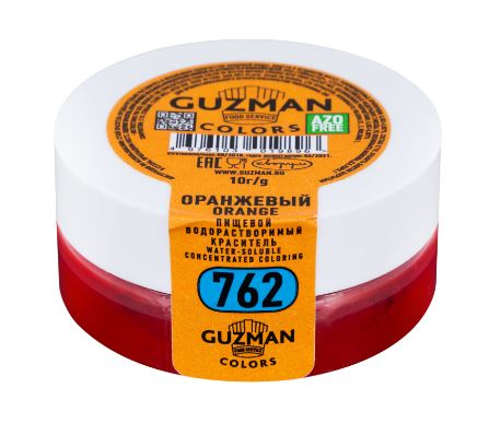 Краситель водорастворимый GUZMAN 762 Оранжевый, 10гр, шт