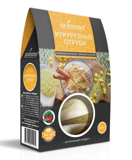 Кукурузные отруби "POLEZZNO" 200гр, шт