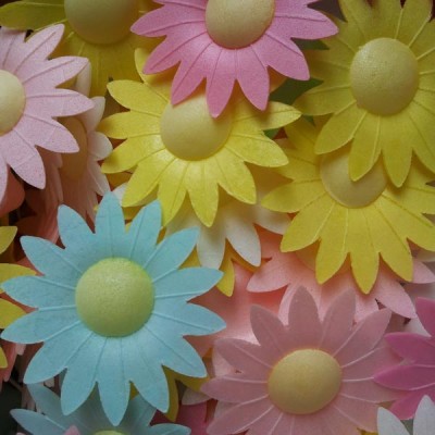 Вафельные Маргаритки микс, 10шт, упак